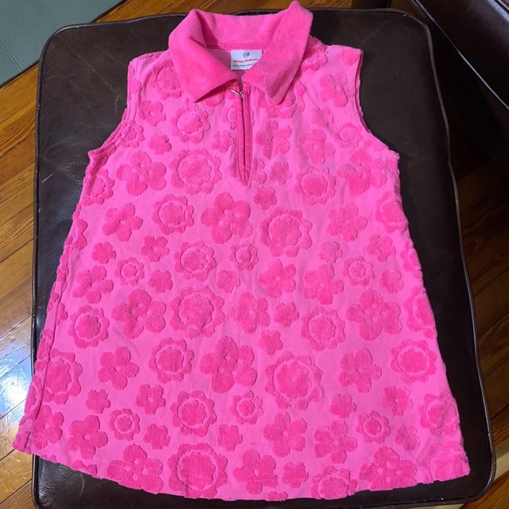 Hanna Andersson pink floral tank top for kids